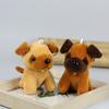Poupée en Peluche Dessin Animé Loup Chien Porte-Clés Dessin Animé Loup Chien Poupée en Peluche Porte-Clés Pendentif de Sac à Dos