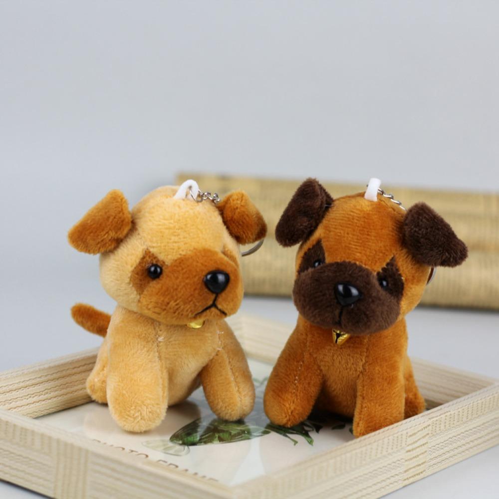 Poupée en Peluche Dessin Animé Loup Chien Porte-Clés Dessin Animé Loup Chien Poupée en Peluche Porte-Clés Pendentif de Sac à Dos