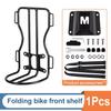 Metall-Frontgepäckträger für Brompton Fahrradtasche Vorne Leichte Ablage Gepäckträger Fahrradzubehör