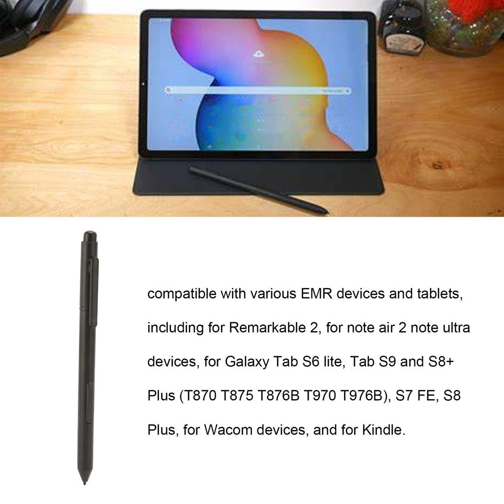 EMR Stylus with Digital Eraser 4096 Pressure Sensitivity Palm Rejection for EMR Devices for Wacom for Kindle Scribe for Galaxy Tab S6 Lite