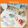 Toy Educational Wooden Set With Ice Cream And For Creative Play