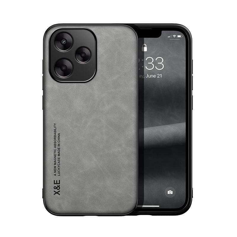 For Xiaomi Poco M6 4G Case Magnetic Leather Back Cover For Xiaomi Poco M6 4G Cases PocoM6 Protective Shockproof Shell Capas