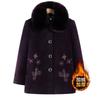 Winter Coat New Women's Fleece Thickened Woolen Coat Imitation Mink Fur Collar Clothes