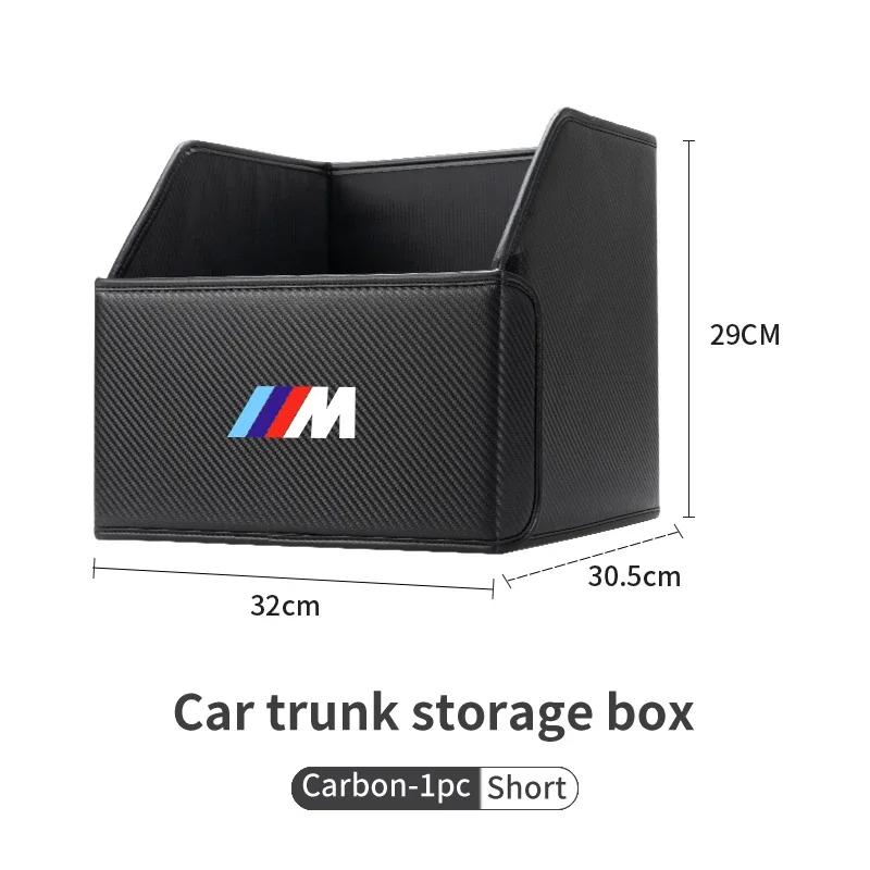 

New Car Boot Organiser Storage Box Large Capacity Foldable Storage Box For BMW Series X1X4 X5 X7 G20 G38 F20 F39 F48 E46 E6