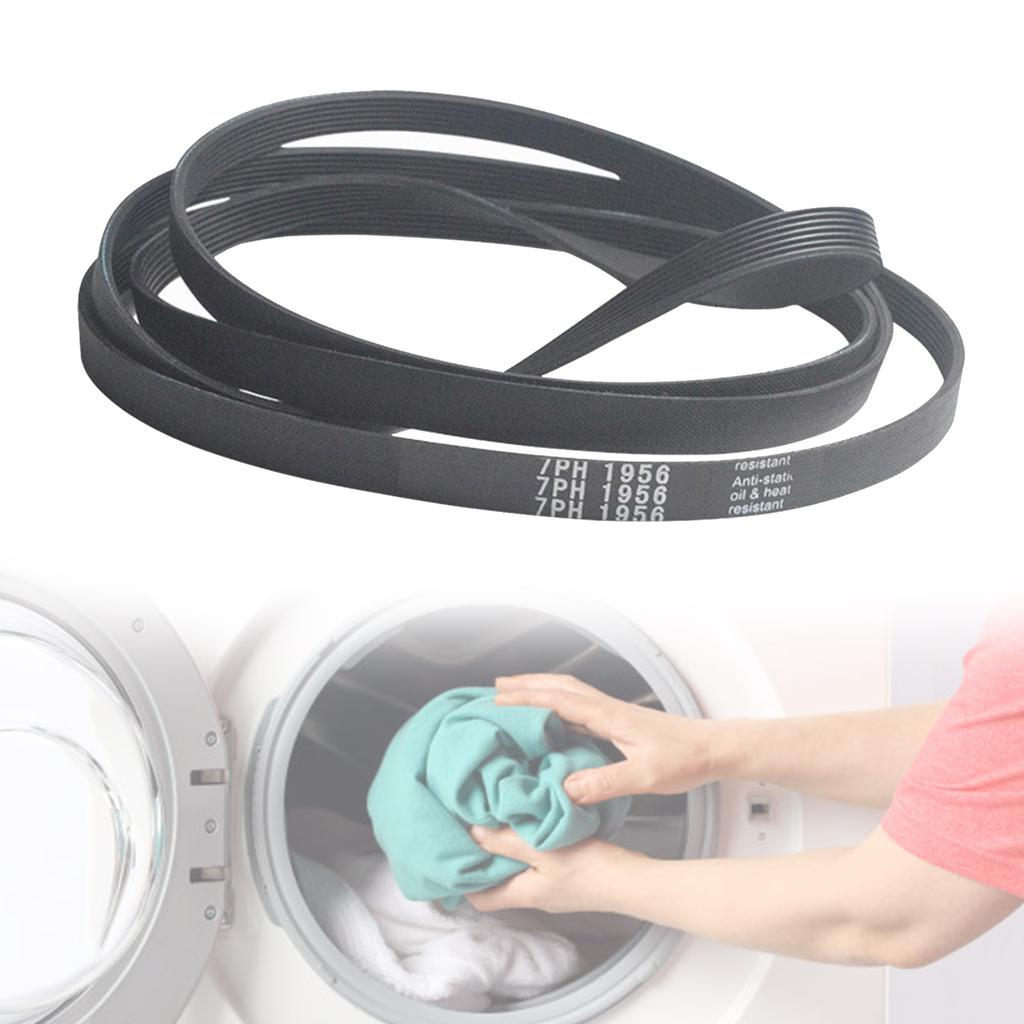 7PH1956 Ersatzwaschmaschinenriemen Zuverlässiger Antriebsriemen Gummimaterial Reparaturteil Waschmaschinenriemen für Waschmaschine