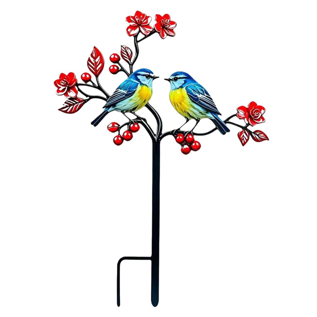 Dekorativer Vogel-Erdspieß für Garten, Hof und Terrasse