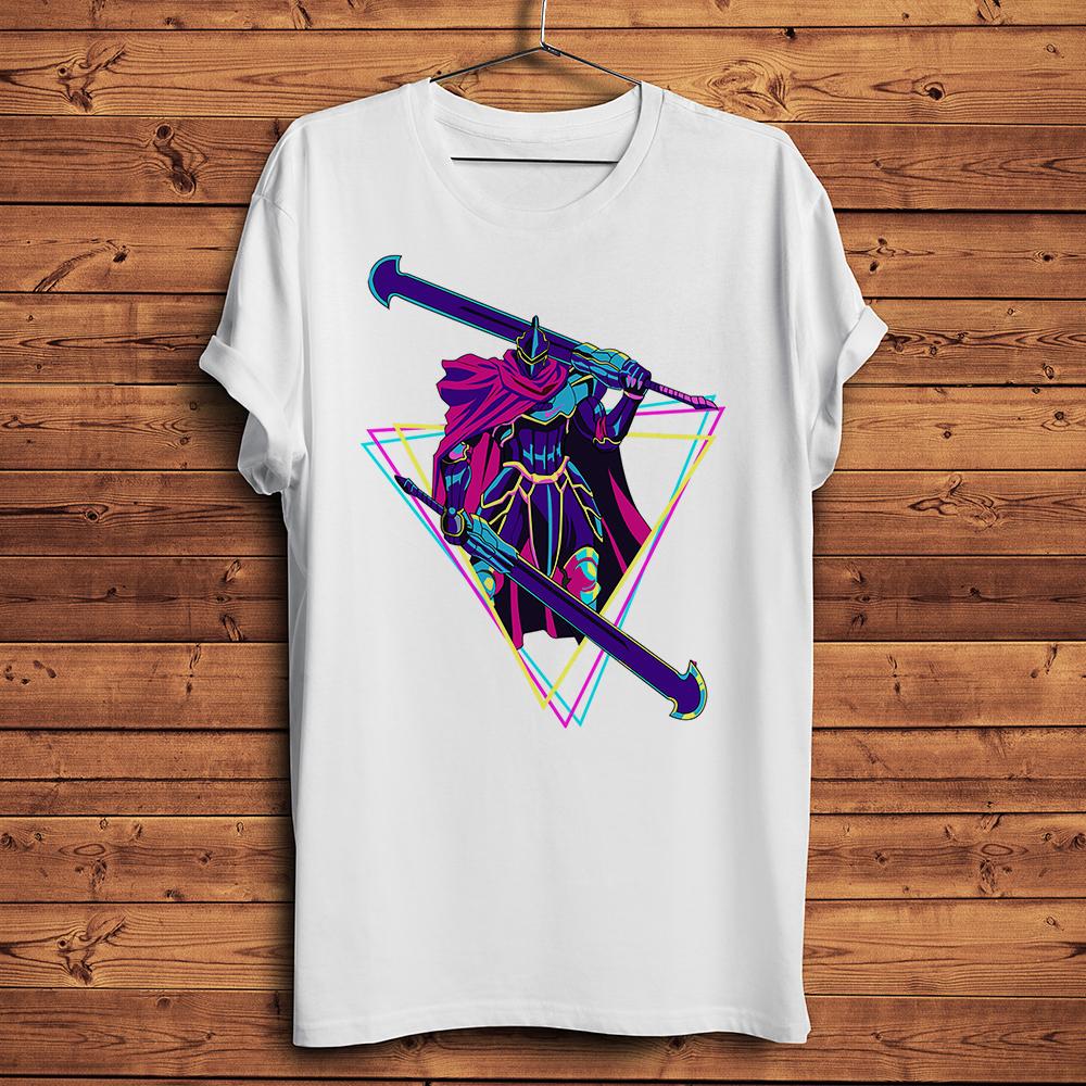 OverLord Dark hero Momonga funny anime tshirt Unisex summer new White Casual short sleeve T Shirt Unisex streetwear tee