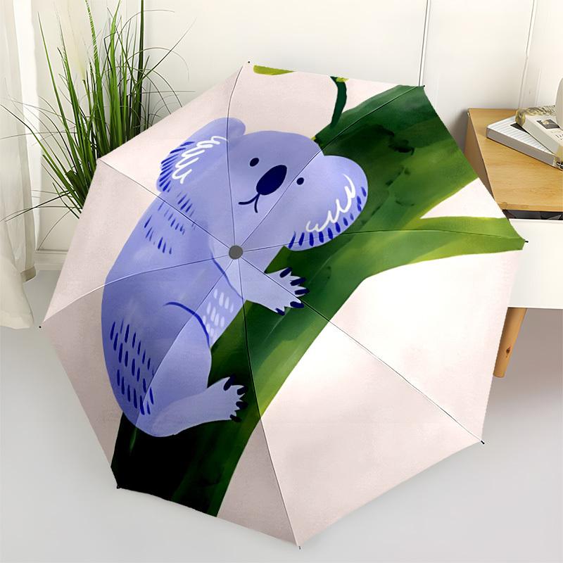 

1pc Koala, Tree Open/Close Folding Umbrella - Raining Gear for Travel Umbrella, All- Portable Umbrella for & Men 8-Rib yy251229015