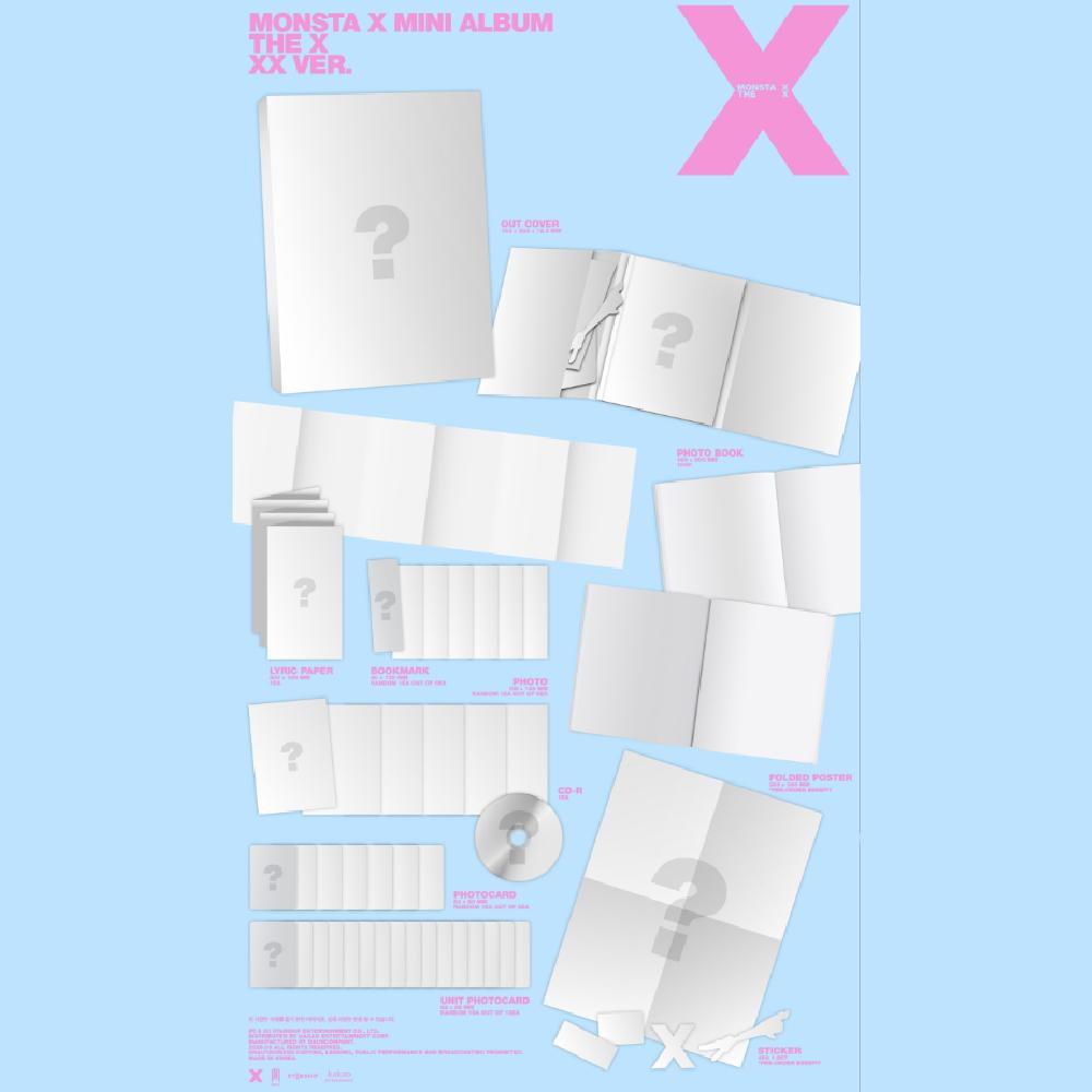 Pre-order MONSTA X 13th Mini Album THE X Standard Ver. & STARSHIP POB