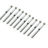 10pcs Diamond Burs Dental High Speed Drills Super Coarse Teeth Polishing Product Dentistry Materials BR-28S