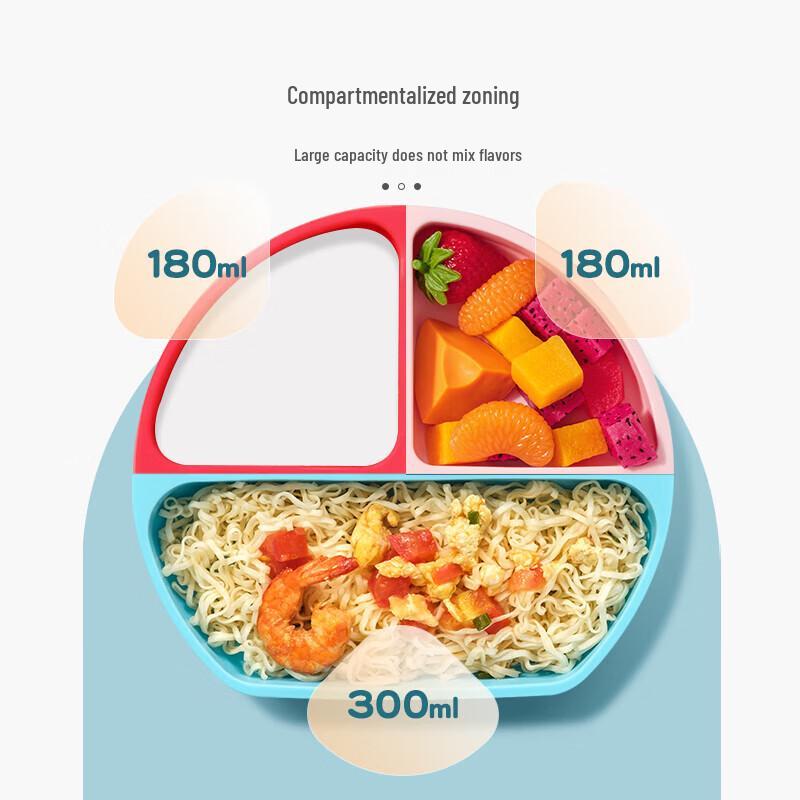 YEEHOO Infant Suction Divided Feeding Plate