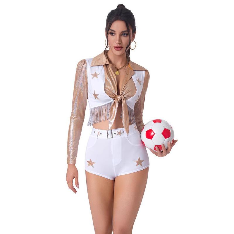 World Cup Basketball Soccer Baby Sexy Cheerleading, Lala Fucking Soccer Three-piece Costume