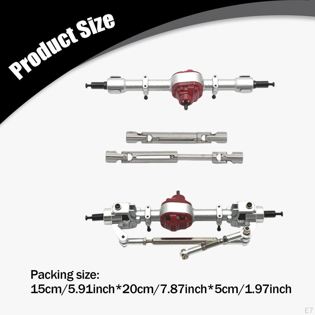 Metal Front and Rear Axles 1/12 RC Car Upgrade Accessories DIY Modified Replacement Adjustable Drive