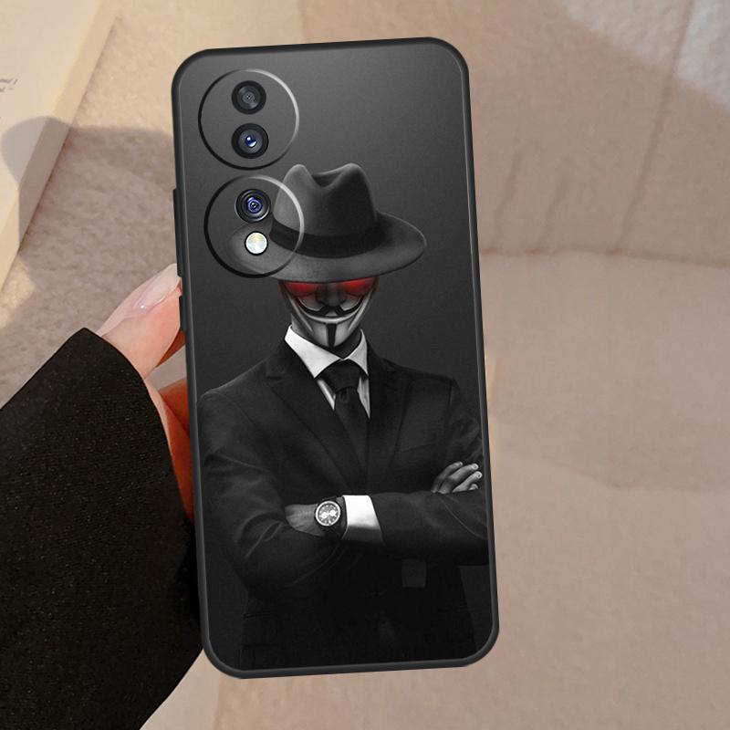 

Man Suit Shirt Tie For Honor Magic 7 6 5 Lite V5 Case For Honor 400 Pro 200 50 70 90 X8a X8b X9a X9b X9c Cover Honor 90