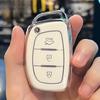 3 4-przyciskowe etui na kluczyk samochodowy TPU do Hyundai Ix35 I40 I20 I10 Tucson Elantra Creta Sonata Ioniq Accent Creata Pokrowiec na inteligentne piloty