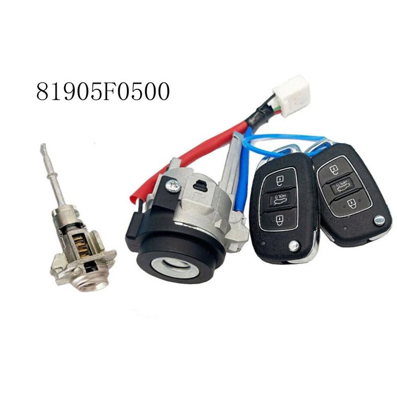 Cylinder Key Ignition Lock Set 81905F0500 For Hyundai Elantra 2015-2020 Car Door Ignition Switch