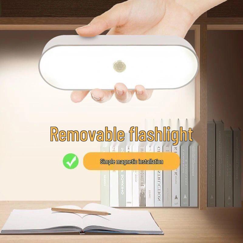 Rechargeable Magnetic Night Light with Adjustable Brightness for Bedroom and Dormitory