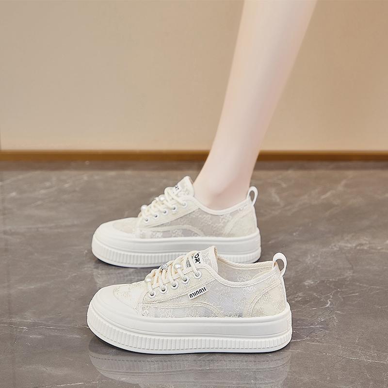 Fashion Casual Woman Shoe Modis New 2025 Small Summer Fisherman Fashion Leisure Lace Casual Woman Shoe Modis 2025 Small New Summer Lace
