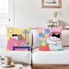 Cartoon Cat O-Orosi Pillow Case Suitable For Bedrooms Living Rooms Cars Home Decoration
