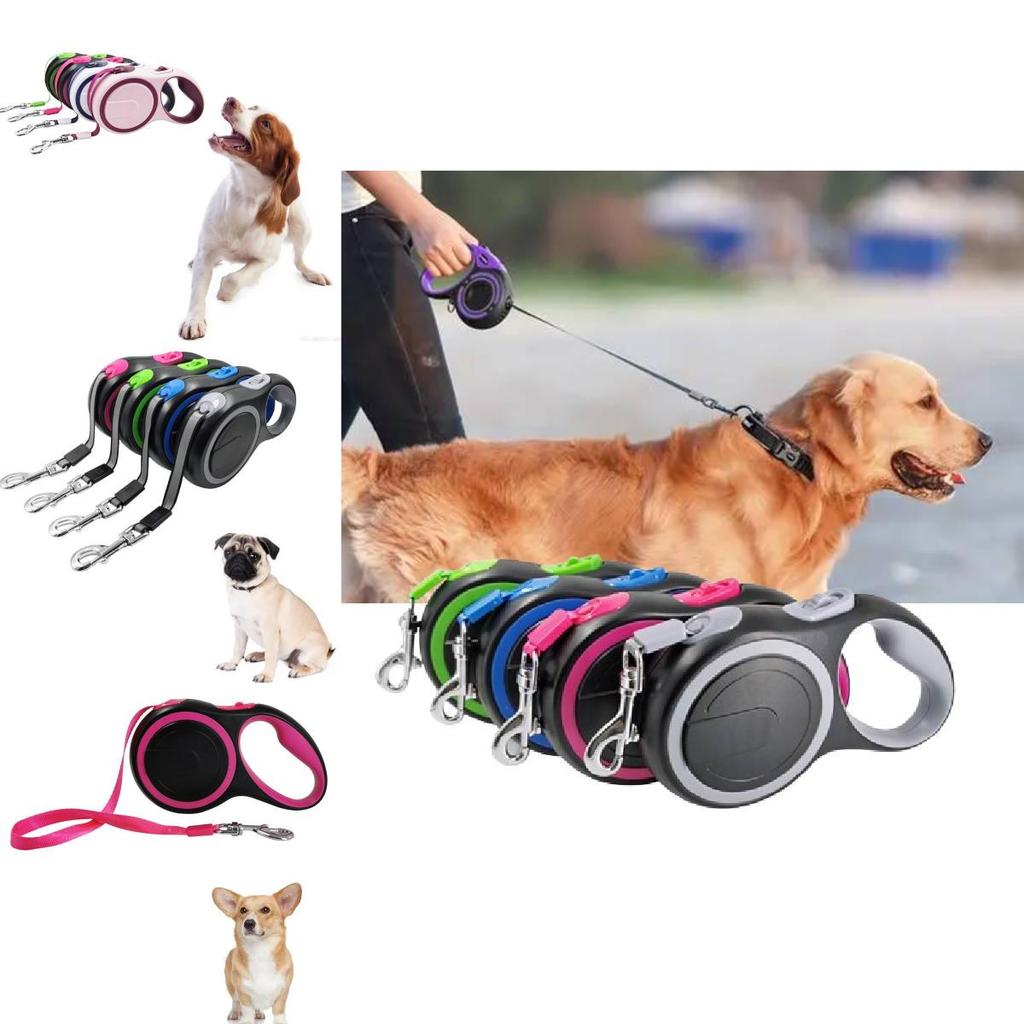 Langleine Automatisch Einziehbar für Große Hunde mit Komfortablem Griffdesign und Lebhaften Farboptionen