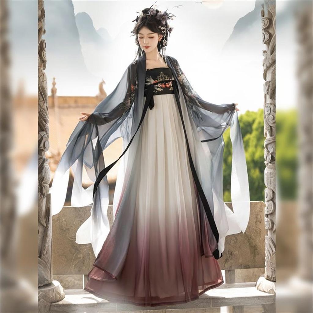 Chinesischer Wei Jin Dynastie Stil Hanfu Für Männer Und Frauen Mythische Serie Set Für Paare