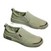 Canvas summer black casual board shoes lazy ice silk cloth shoes
