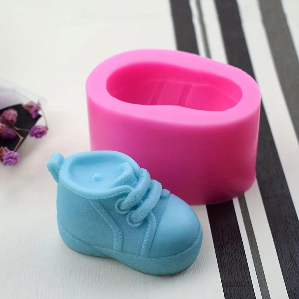 1 Stück Silikonform Schuhform Handgemachte Aromatherapiekerze Handgemachte Seife DIY Silikonform