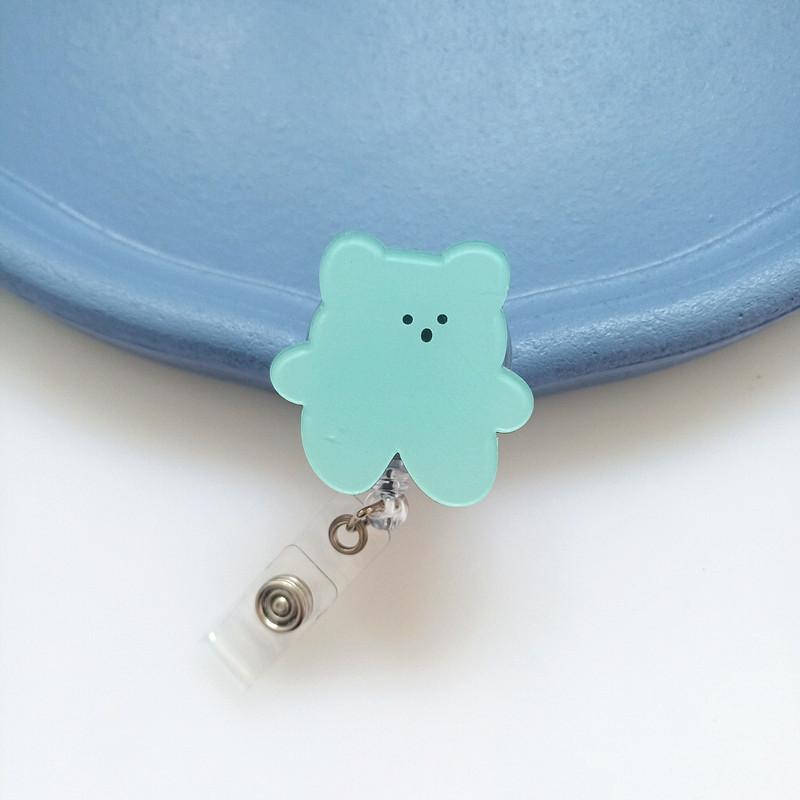 Carretel Retrátil para Crachá Estrela Xadrez para Estudantes Enfermeiras Retrátil Trabalhador Mulheres Porta-Identidade Escola Cordão Clipe Cartão de Trabalho Médico Clips de Puxar