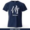 Samurai Character Printed Men's T Shirt 100% Cotton Oversized Classic Asian Aesthetics Graphic Tees for Women Tees Streetwear