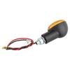 Kijima 219-5109 Motorcycle Parts Turn Signal Lamp Cat Eye SP Black Body/Amber Lens Set of 2