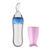 Safe Useful Silicone Baby Bottle With Spoon Food Supplement Rice Cereal Bottles Squeeze Spoon Milk Feeding… More