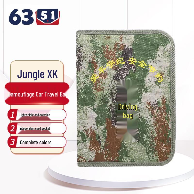 Camouflage Vehicle Document Organizer