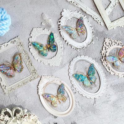 Romantische Ontmoeting: Vintage Lijst Collage Kaarten - DIY Journal Decoratie, 4 Ontwerpen