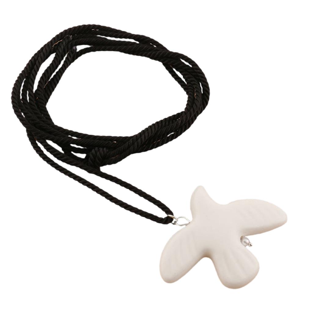 Elegancki biały naszyjnik z gołębicą pokoju symbolizujący miłość i nadzieję Stylowe wiszące kolczyki odpowiednie dla kobiet i dziewcząt Prezent