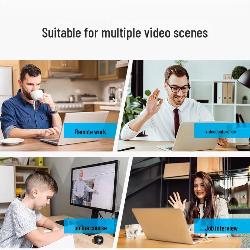 HIKVISION E14S 2K USB Webcam with Speaker