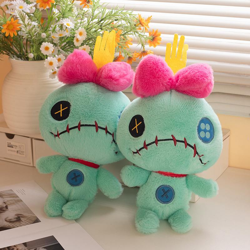 Hot Scrump Green Pink Plush Toy Soft Stuffed Cartoon Pillow Plushies Doll Boy Girl Room Decoration Birthday Gifts