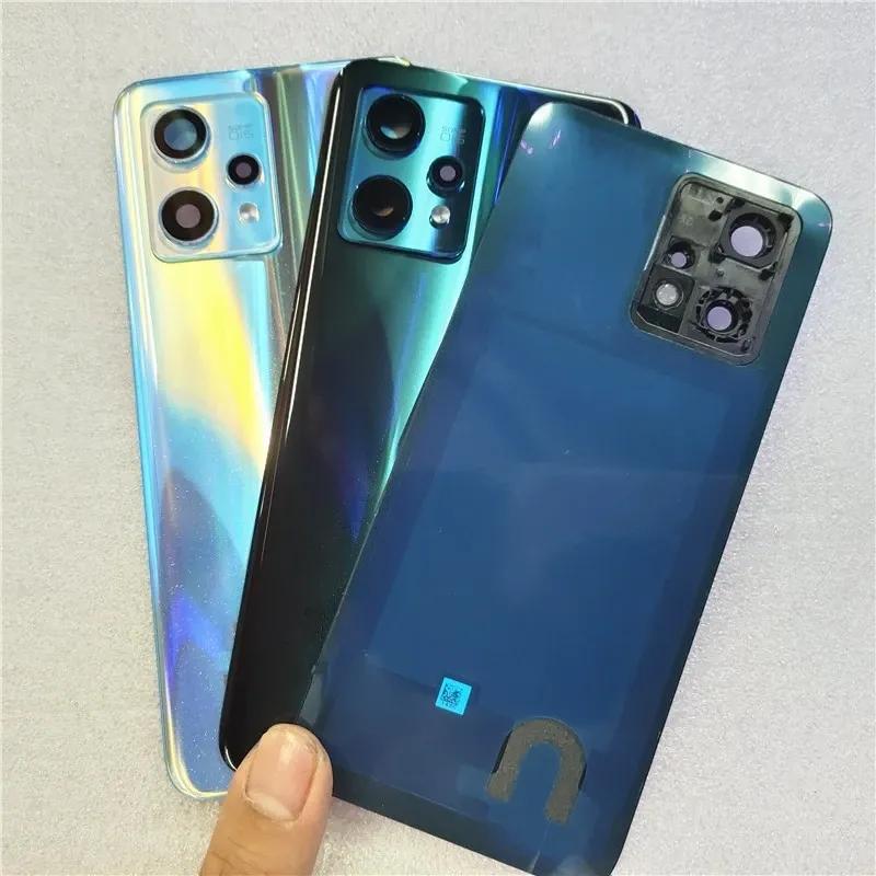 Rückseite für Realme 9 Pro Plus Pro+ Rückschale Glaspanel Gehäuse Rückseite Telefon Deckelschale + Kamerarahmen Linse