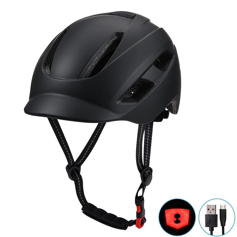 2026 City Commuter Leisure Helmet Integrated Road Mountain Bike Riding Belt USB Bike