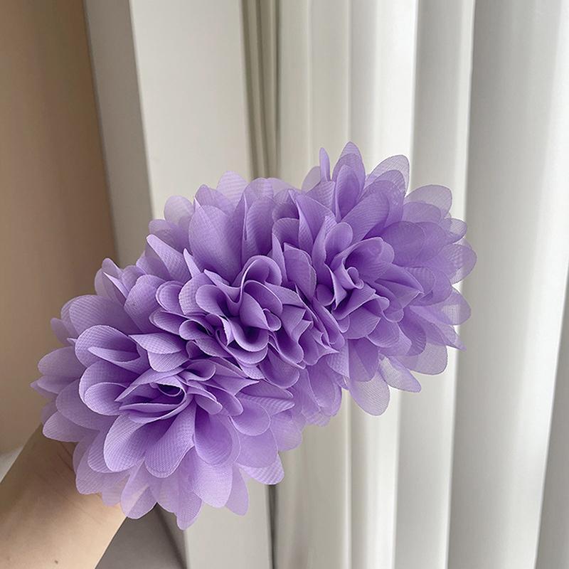 Fashionable Red Rose Banana Clip Vertical Clip Large Hair Clip Headdress For Women Girls Sweet Versatile Hair Accessories Gifts