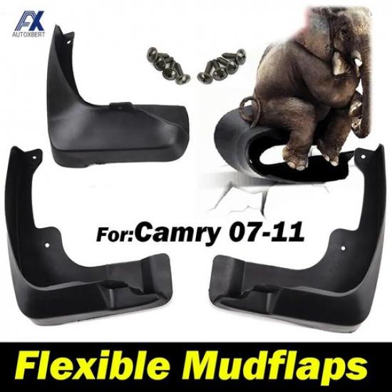 4pcs Mud Flaps Splash Guard Mudguard For Toyota Camry XV40 2007-2011 Front Rear