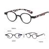 HD Lenses Reading Glasses for Women Men Trendy Flora Printed Far Sight Eyeglasses Retro Casual Small Round Plus Diopter Eyewear