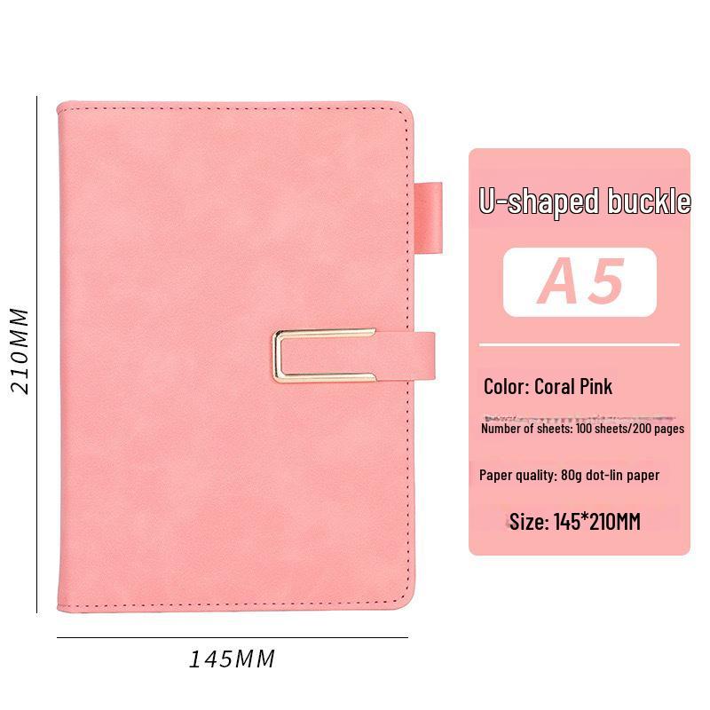 

Thickened A5 Business Notebook - Minimalist Diary & Journal, Customizable Logo