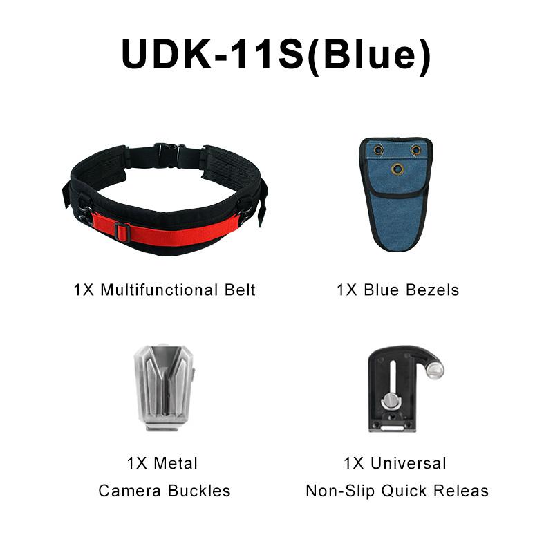 Camera Belt Buckle Metal Camera Waist Buckle with 1/4 Quick Release Clamp Holster Clip Waist Holder Plate Camera Belt Bracket