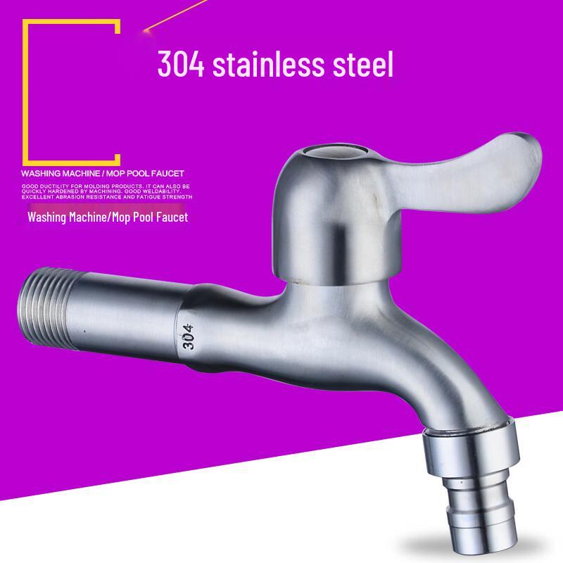 

VEMUSE 304 Stainless Steel Extended Cold & Hot Faucet