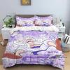 3-piece ONE PIECE Monkey D. Luffy Cartoon Bedding Set (duvet Cover and Pillowcases), Extra-large/large Size, Polyester, Machine