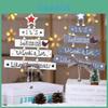 Exquisite Christmas Wooden Pendant Ornament For Elegant Home Party Decor