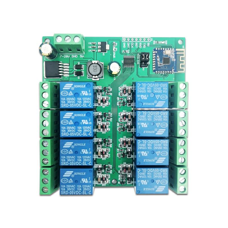 4-Channel Bluetooth 5.0 Relay BLE Bluetooth Mesh Networking Phone APP Remote Switch