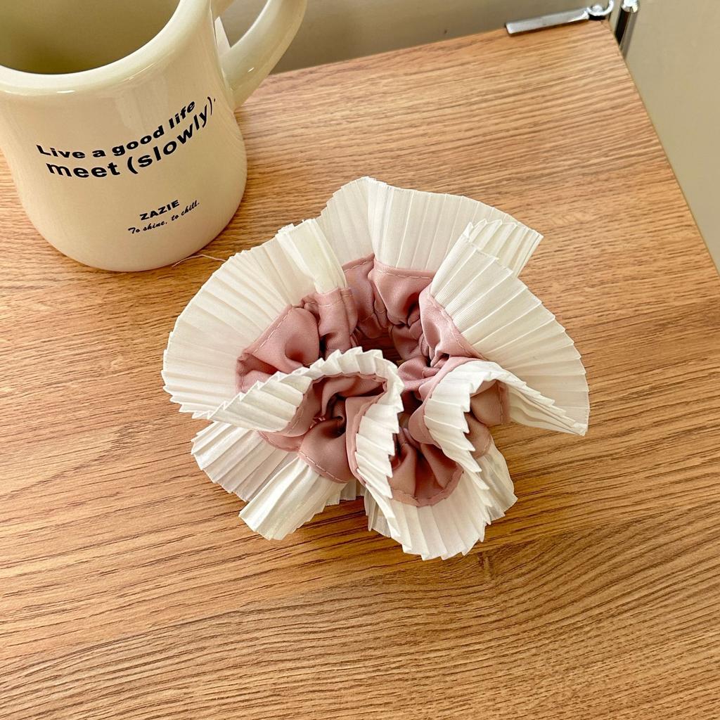 Large hair accessories for girls women band korean ties scrunchies rubber elastic kpop adults leading fashion popular fascinator