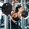 Weight Plates Set, with Two 7.5kg and Two 5kg Weights, Black