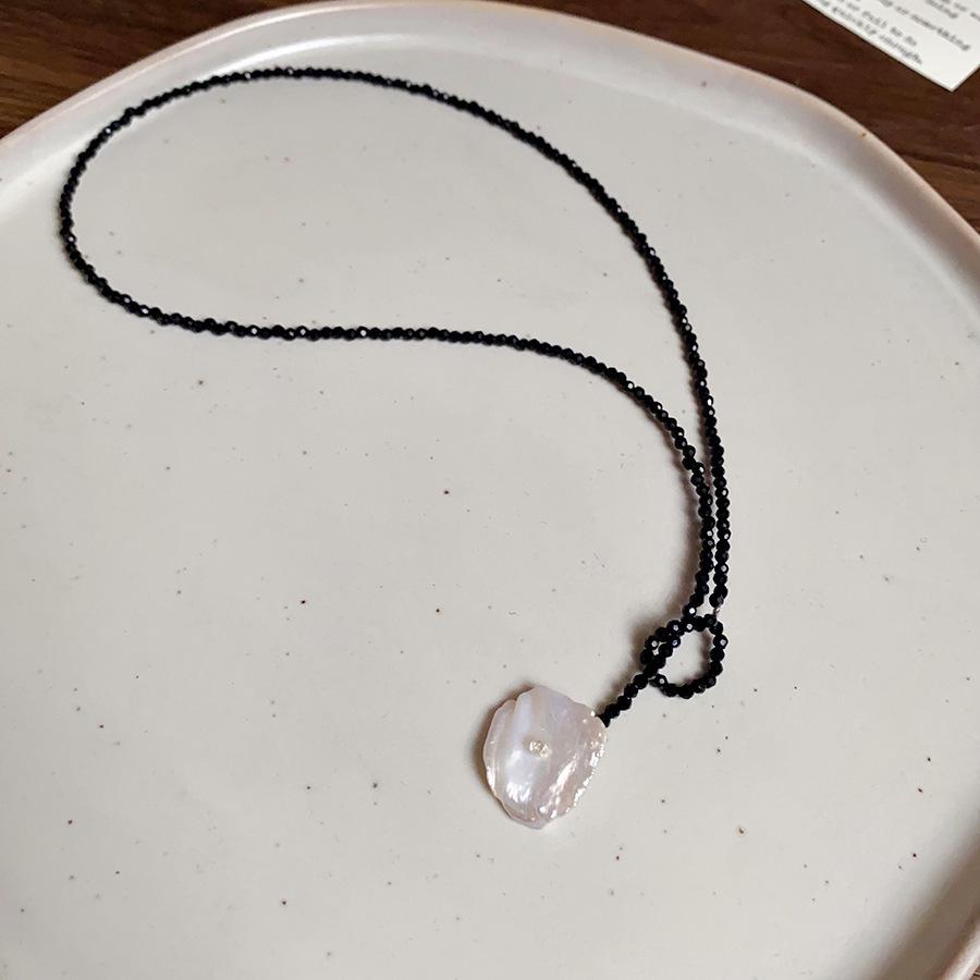 

Богемские стеклянные бусины, лепестки, пресноводный жемчуг, ожерелья, простой модный темперамент, шейные цепочки, универсальные ожерелья для работы, женщины